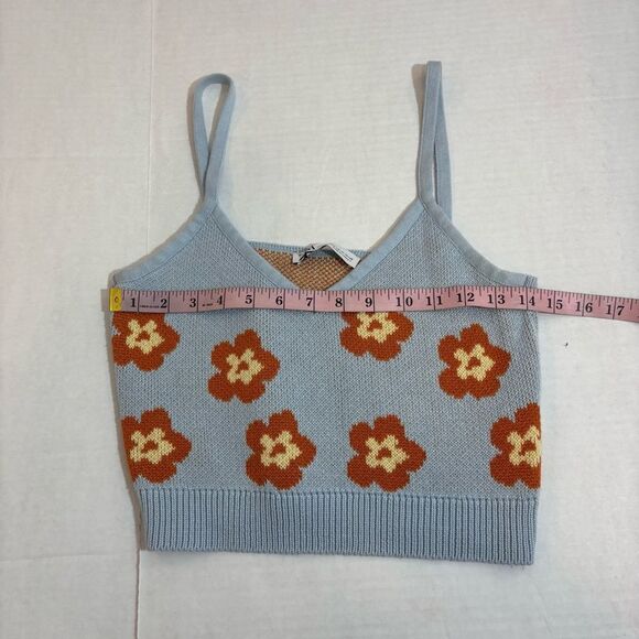 Zara floral knit tank size medium - Picture 9 of 11